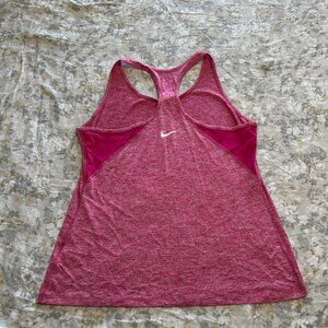 Nike Dri Fit Womens Pink Racerback Lightweight Tank Top Gym Shirt Size XL